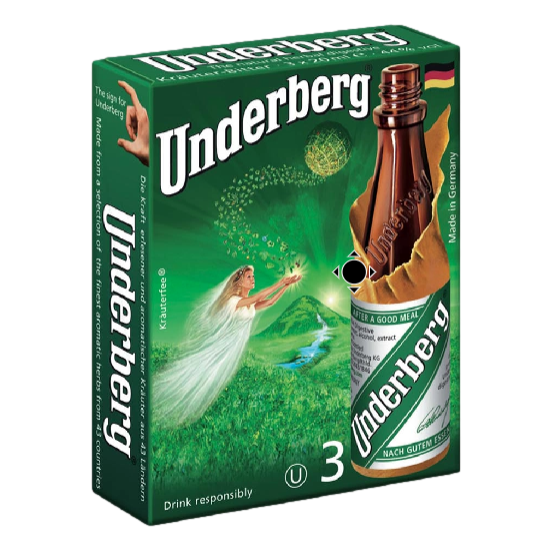Underberg Bitters 20ml Bottle 3 Pack