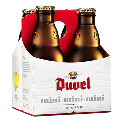 Duvel Belgian Golden Ale 8.5% 330ml Bottle 4 Pack