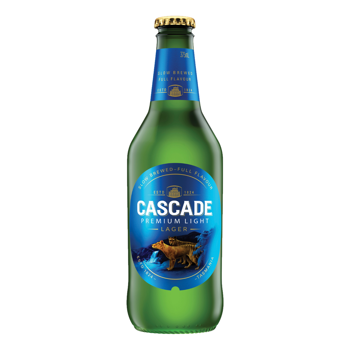 Cascade Premium Light Lager 2.4% 375ml Bottle 6 Pack