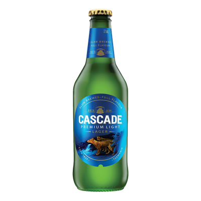 Cascade Premium Light Lager 2.4% 375ml Bottle Case of 24