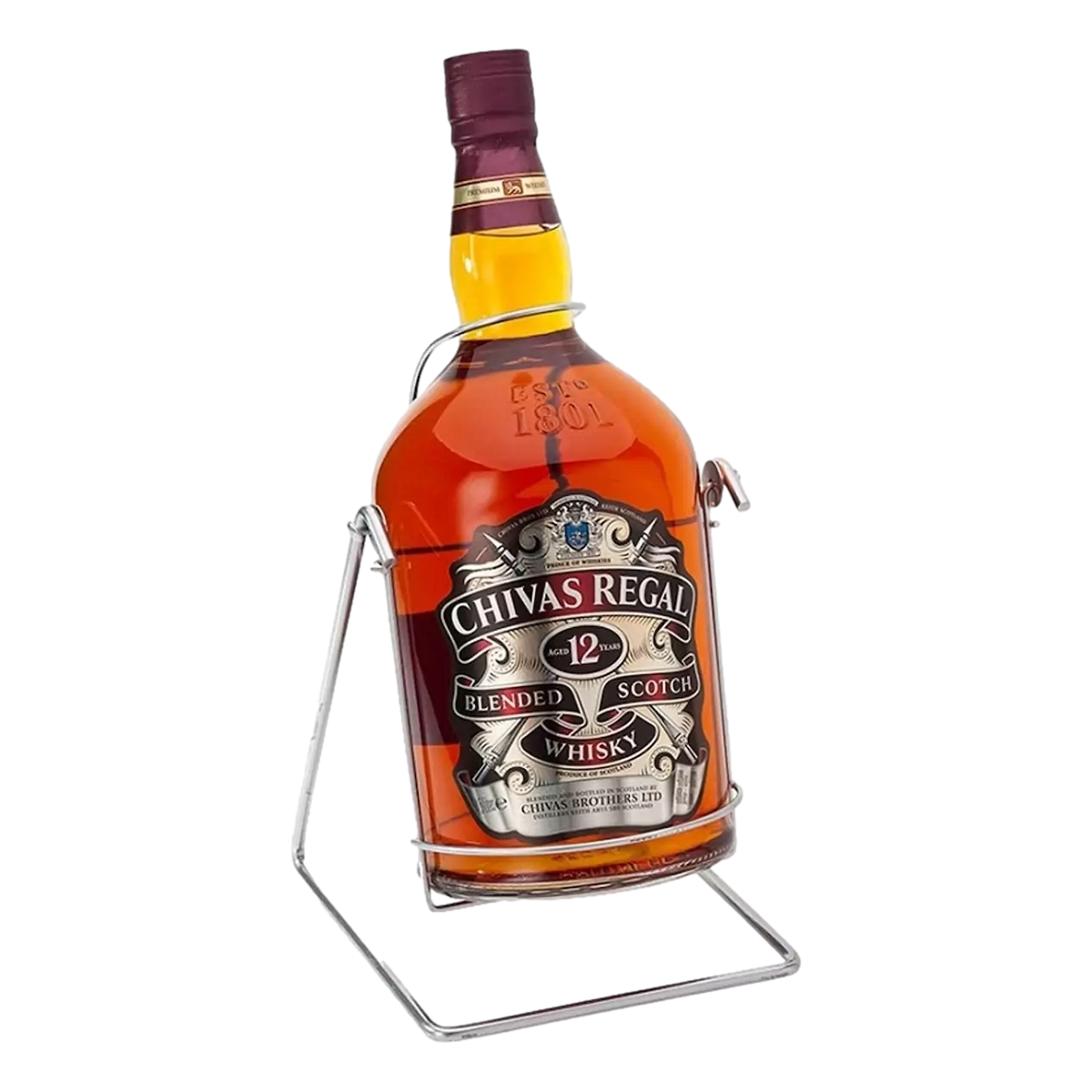 Chivas Regal Blended Scotch Whisky 12YO 4.5L Swing Cradle