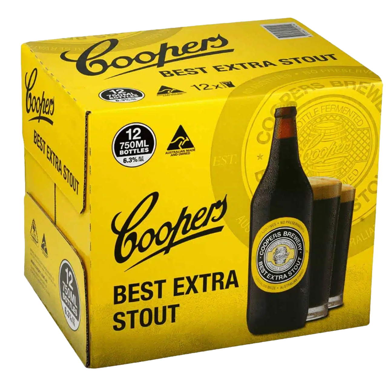 Coopers Extra Stout 750ml Bottle Case of 12