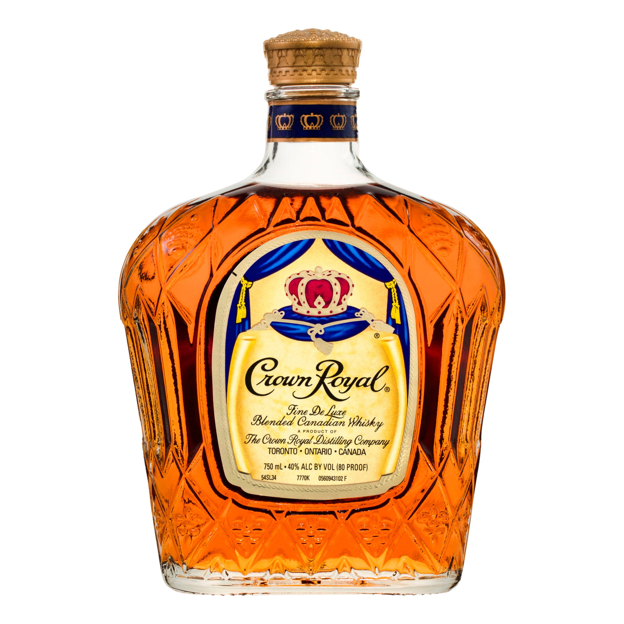 Crown Royal DeLuxe Canadian Whisky 750ml