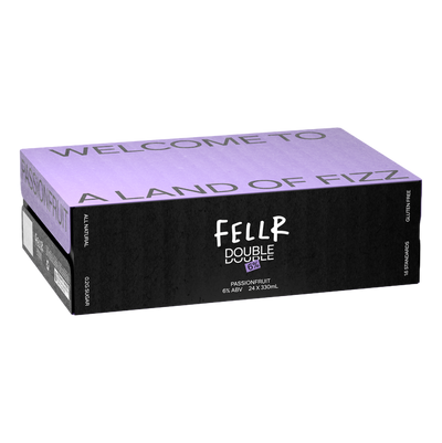 Fellr DOUBLE Seltzer Passionfruit 6% 330ml Can Case of 24
