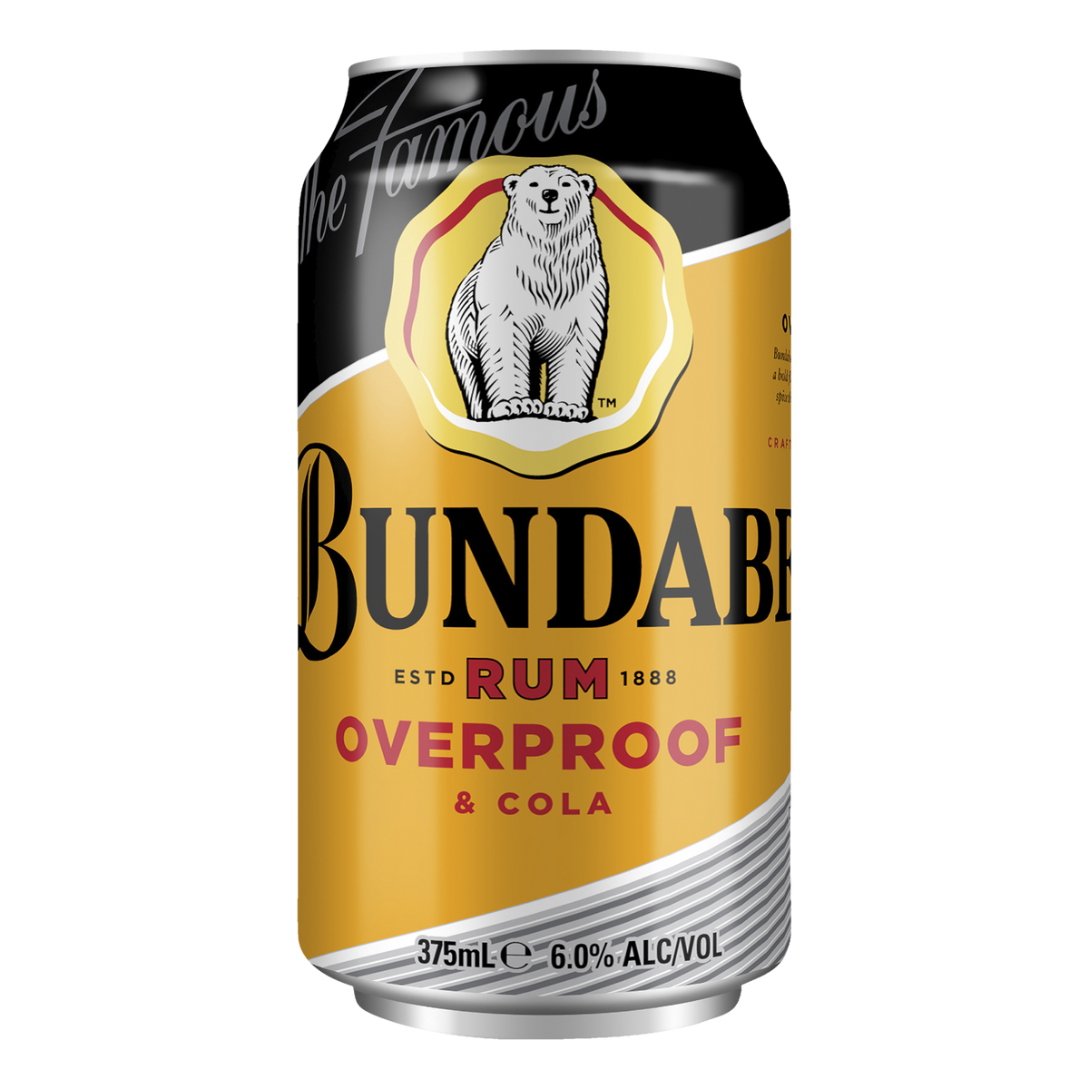 Bundaberg OP Rum & Cola 375ml Can Single