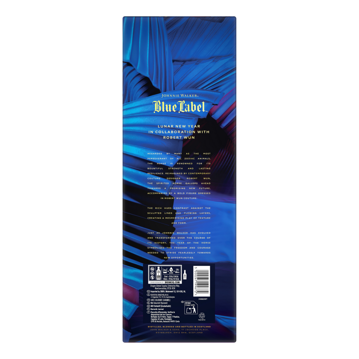 Johnnie Walker Blue Label Blended Scotch Whisky Lunar Year of The Horse Limited Edition 700ml