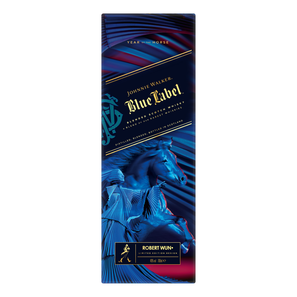 Johnnie Walker Blue Label Blended Scotch Whisky Lunar Year of The Horse Limited Edition 700ml