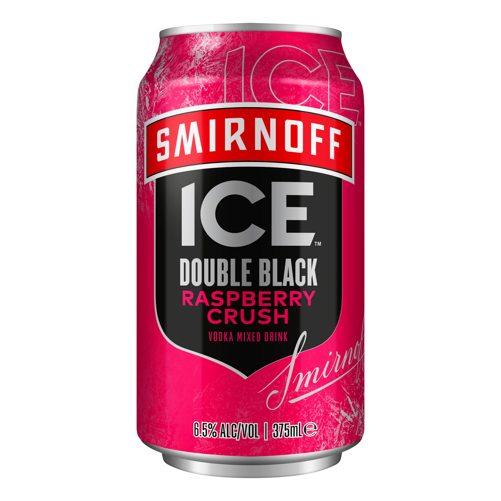 Smirnoff Ice Double Black Raspberry Crush 6.5% 375ml Can Single