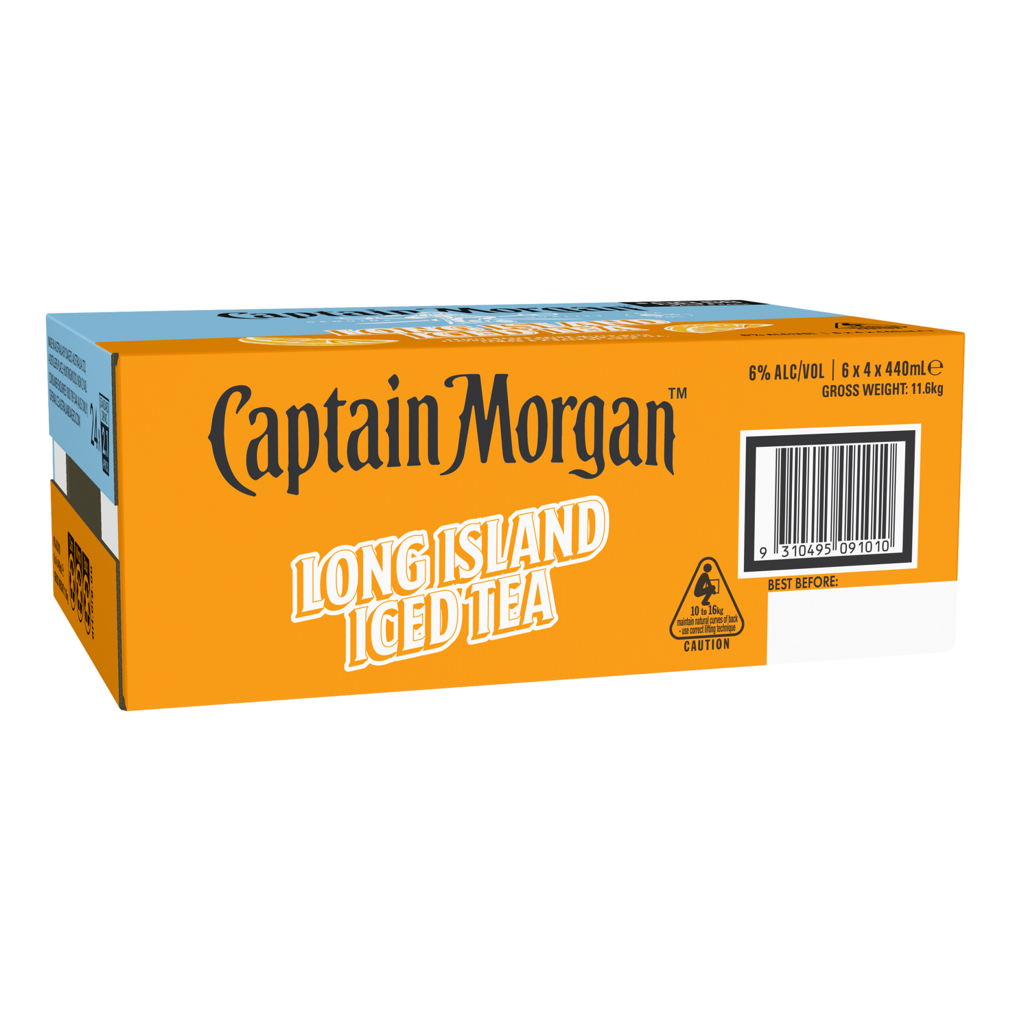 Captain Tea Captain Morgan Long Island Iced Tea 6% 440ml Can Case of 24 ...