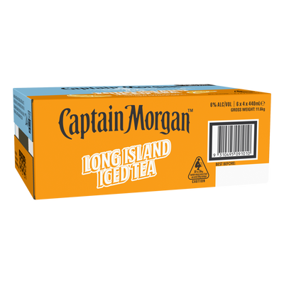 Captain Morgan Long Island Iced Tea 6% 440ml Can Case of 24