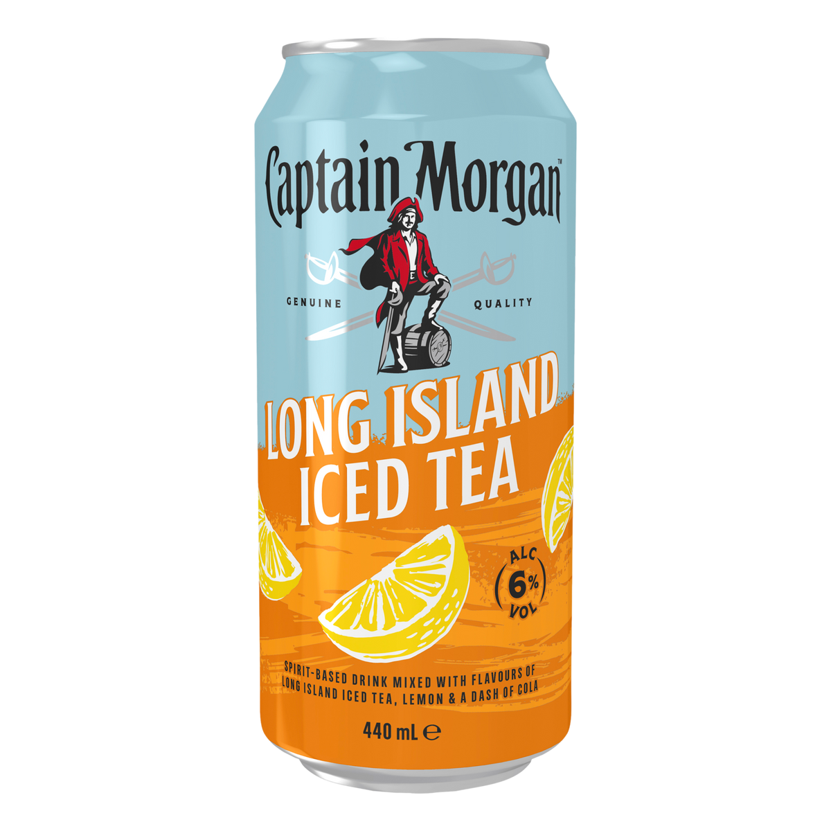 Captain Morgan Long Island Iced Tea 6% 440ml Can Case of 24