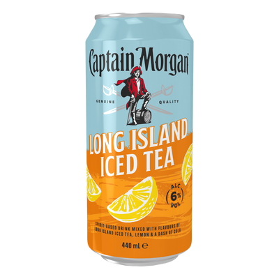 Captain Morgan Long Island Iced Tea 6% 440ml Can Case of 24