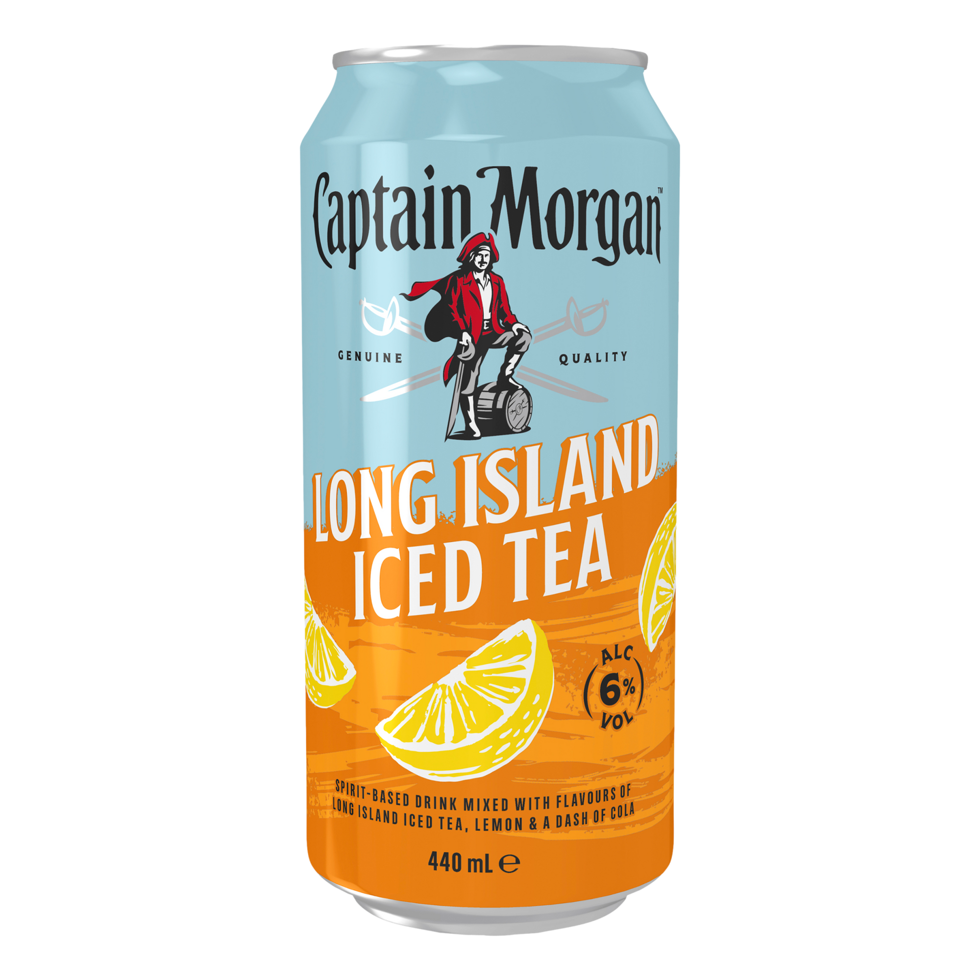 Captain Tea Captain Morgan Long Island Iced Tea 6% 440ml Can 4 Pack - Camperdown ...