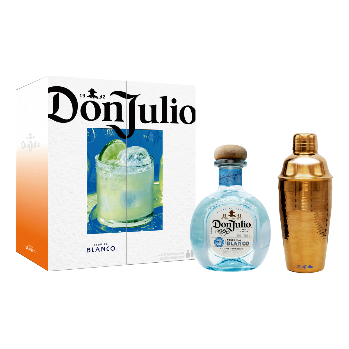 Don Julio Blanco Tequila 700ml w Cocktail Shaker GIFT PACK 700ml