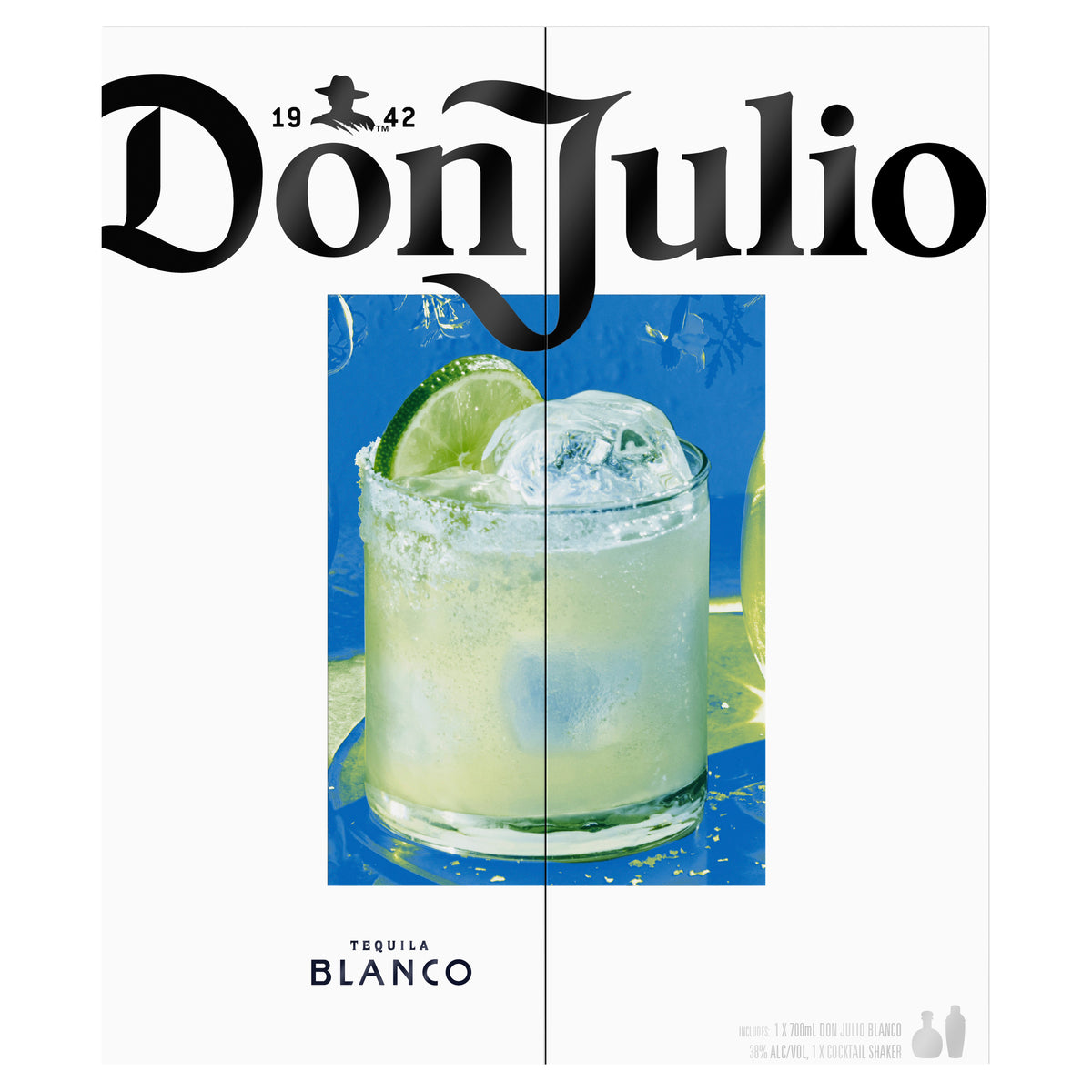 Don Julio Blanco Tequila 700ml w Cocktail Shaker GIFT PACK 700ml
