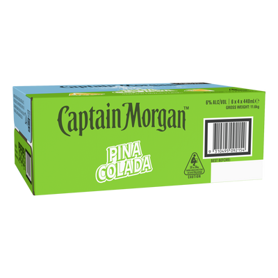 Captain Morgan Pina Colada 6% 440ml Can Case of 24