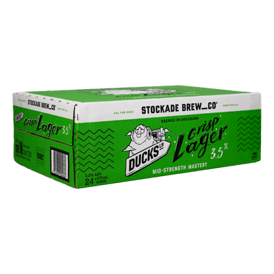 Stockade Ducks Lane Crisp Lager 3.5% 375ml Can Case of 24