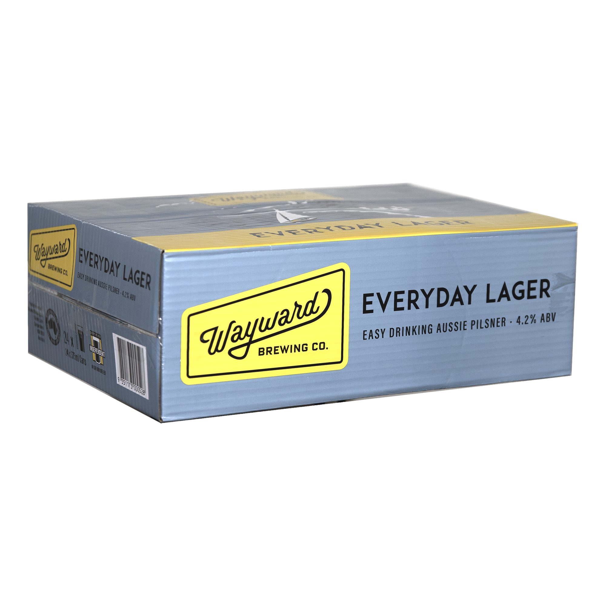 Wayward Everyday Lager 375ml Can Case of 24