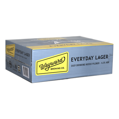 Wayward Everyday Lager 375ml Can Case of 24