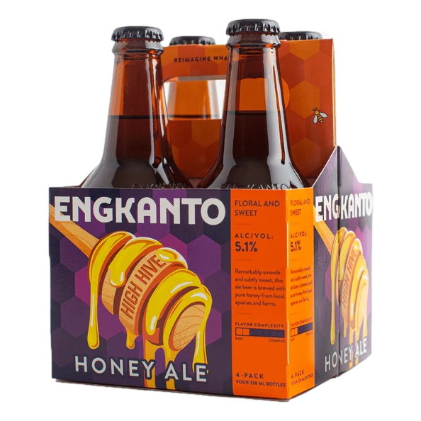 Engkanto High Hive Honey Ale 330ml Bottle 4 Pack