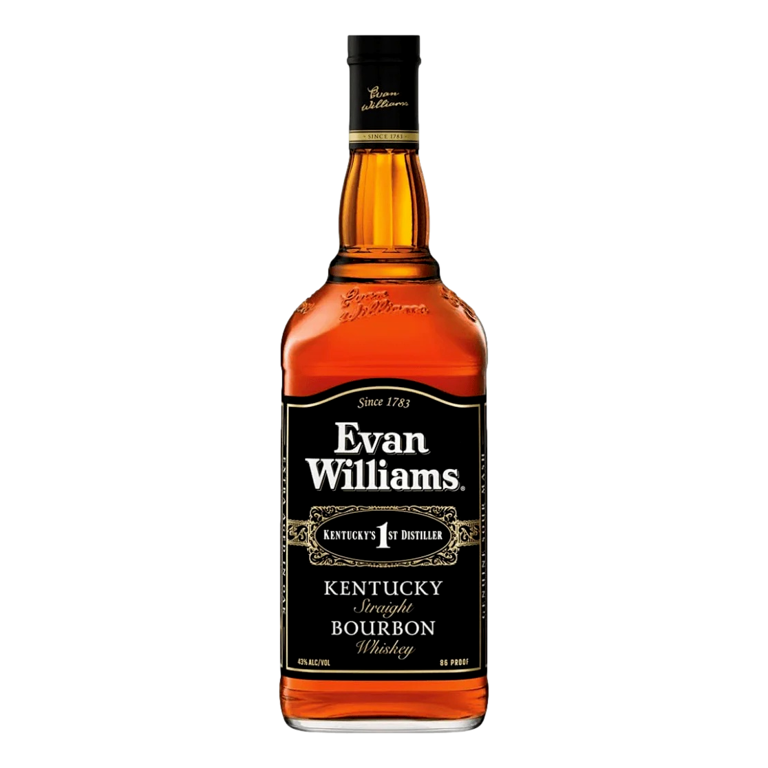 Evan Williams Black Label Bourbon Whiskey 700ml