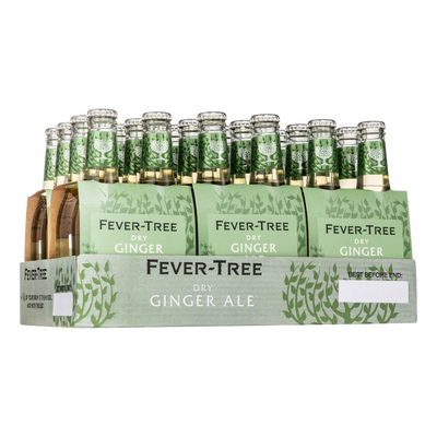 Fever Tree Premium Dry Ginger Ale 200ml Bottle Case of 24