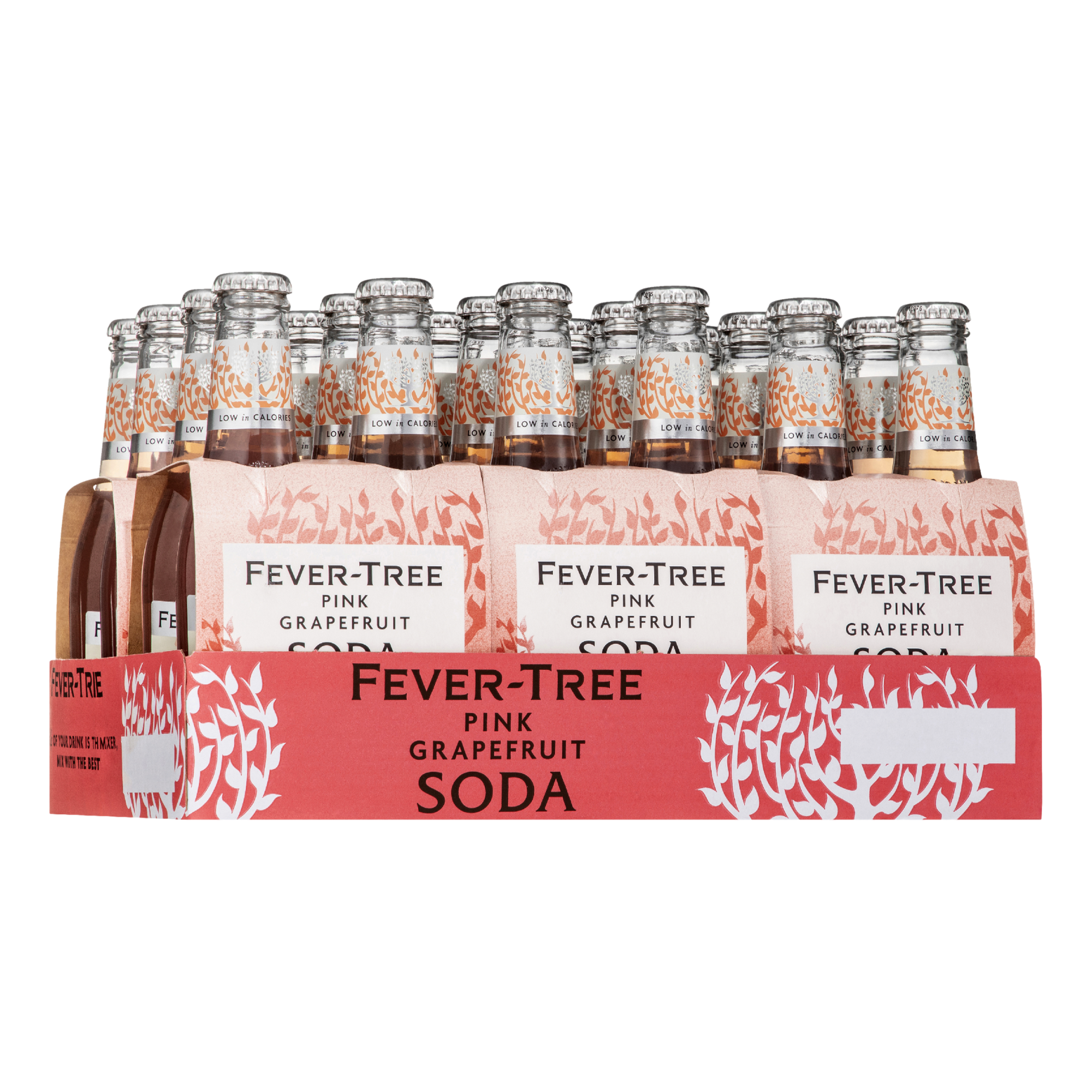 Fever Tree Pink Grapefruit Soda 200ml Bottle Case of 24