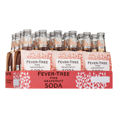 Fever Tree Pink Grapefruit Soda 200ml Bottle Case of 24