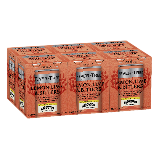 Fever Tree Lemon Lime & Bitters 250ml Can Case of 24