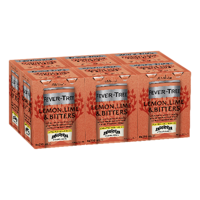 Fever Tree Lemon Lime & Bitters 250ml Can Case of 24