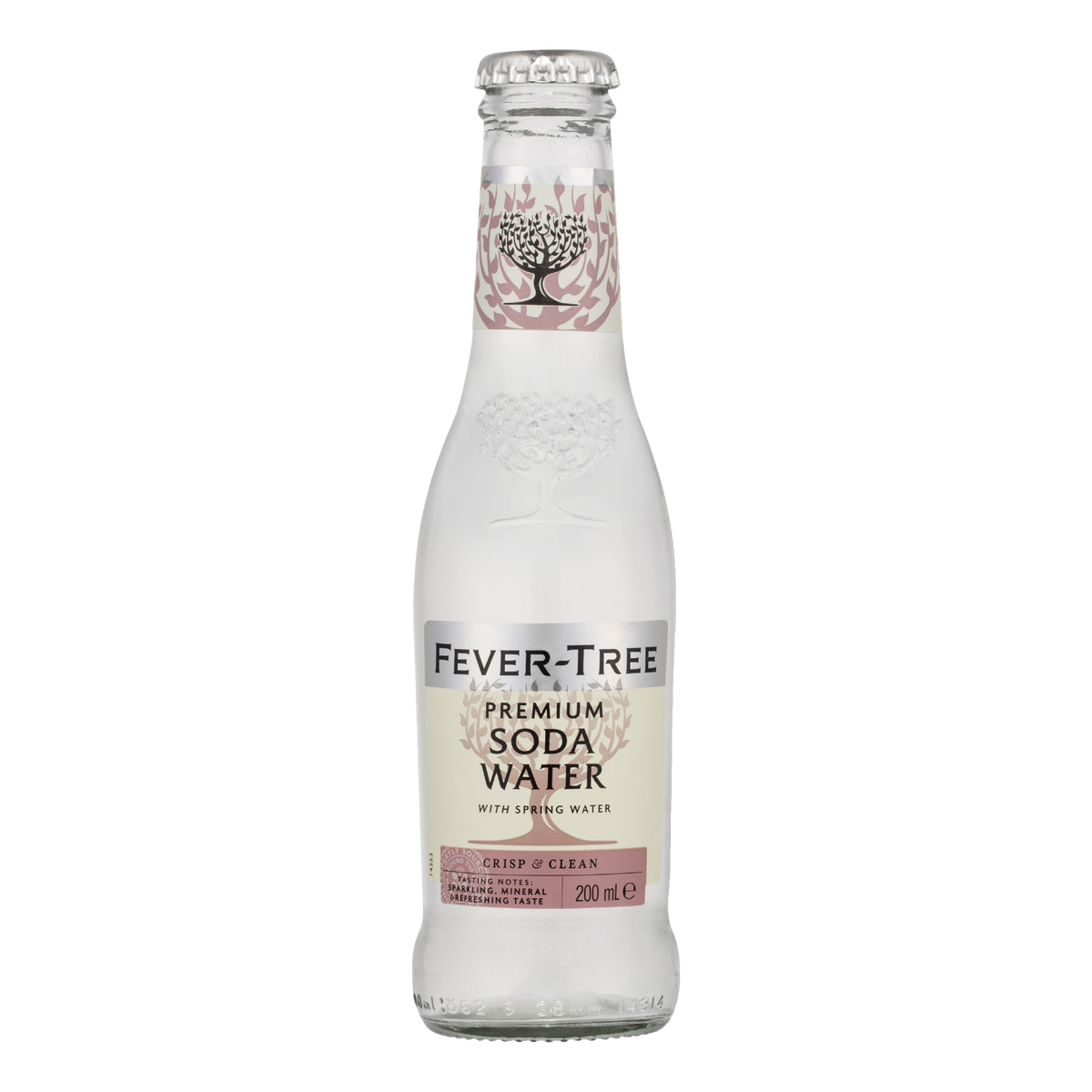 Fever Tree Premium Soda Water 200ml Bottle 4 Pack