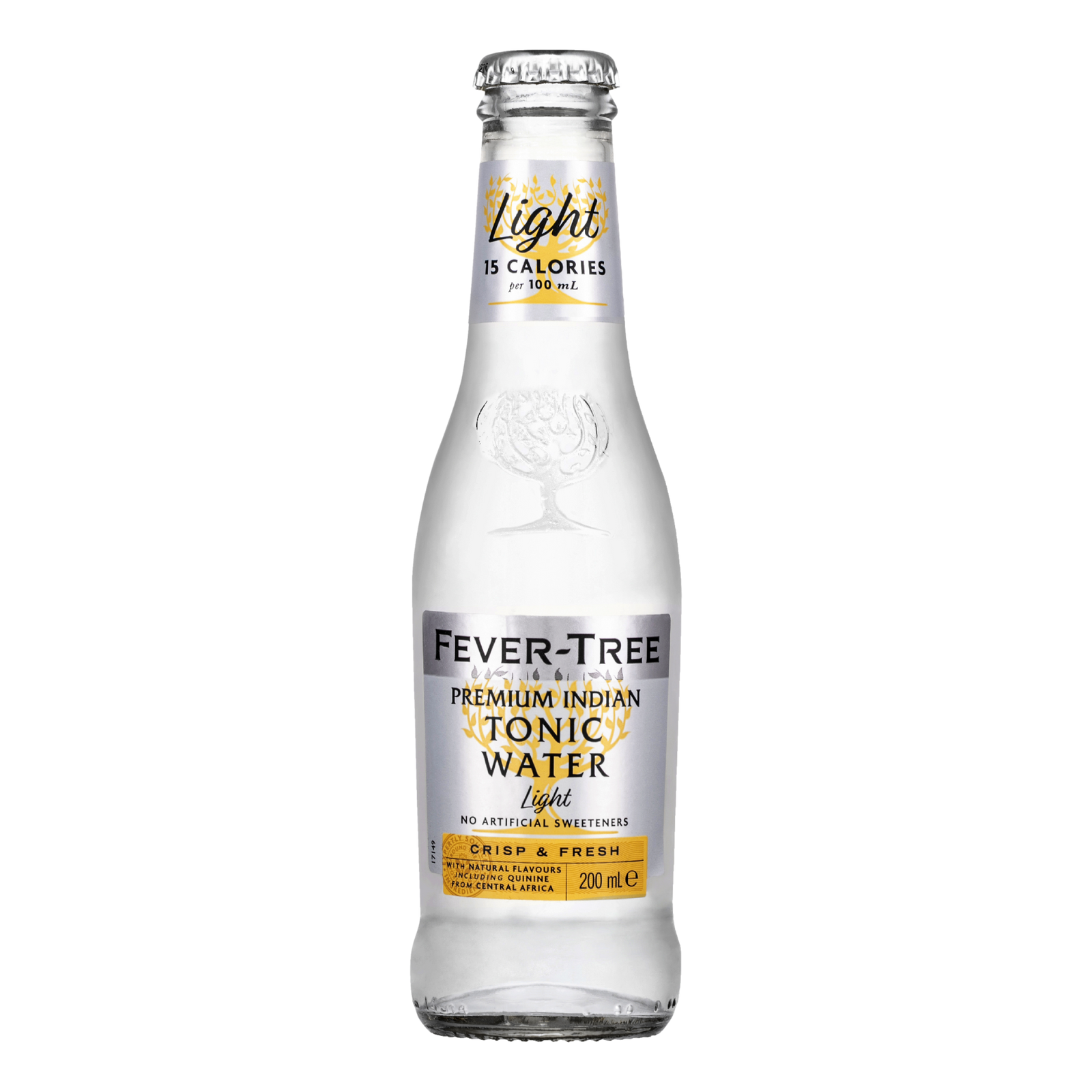 Fever Tree LIGHT Indian Tonic Water 200ml Bottle Single
