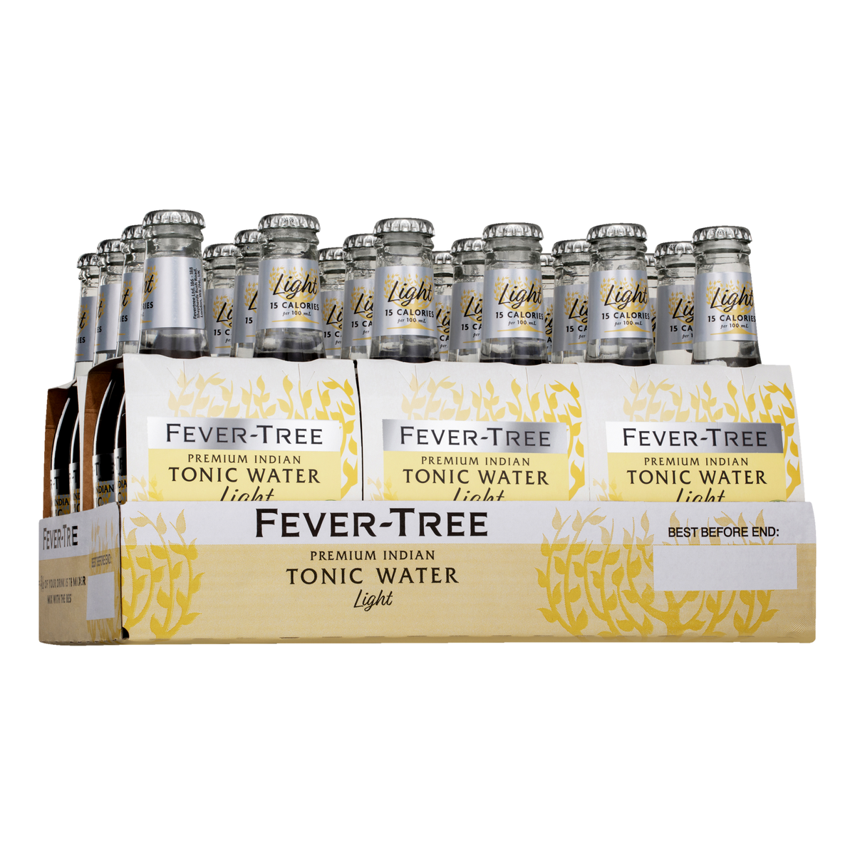 Fever Tree LIGHT Indian Tonic Water 200ml Bottle Case of 24