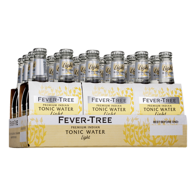 Fever Tree LIGHT Indian Tonic Water 200ml Bottle Case of 24