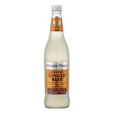 Fever Tree Premium Ginger Beer 500ml Bottle Case of 8