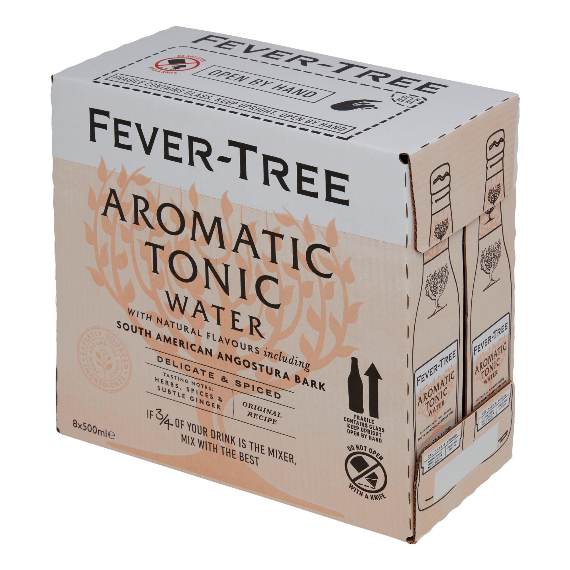 Fever Tree Aromatic Tonic Water 500ml Bottle Case of 8