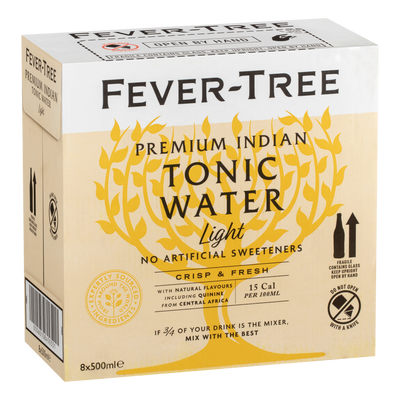 Fever Tree Premium Indian Tonic Water 500ml Bottle Case of 8