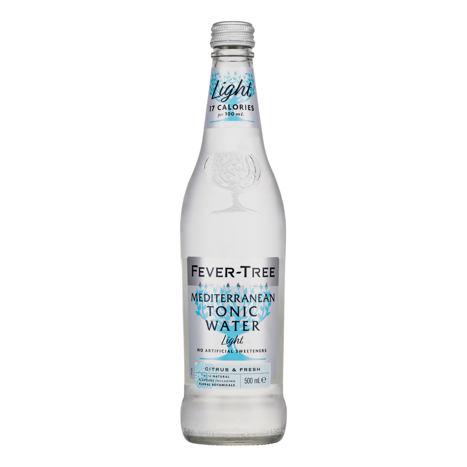 Fever Tree LIGHT Mediterranean Tonic Water 500ml Bottle Single