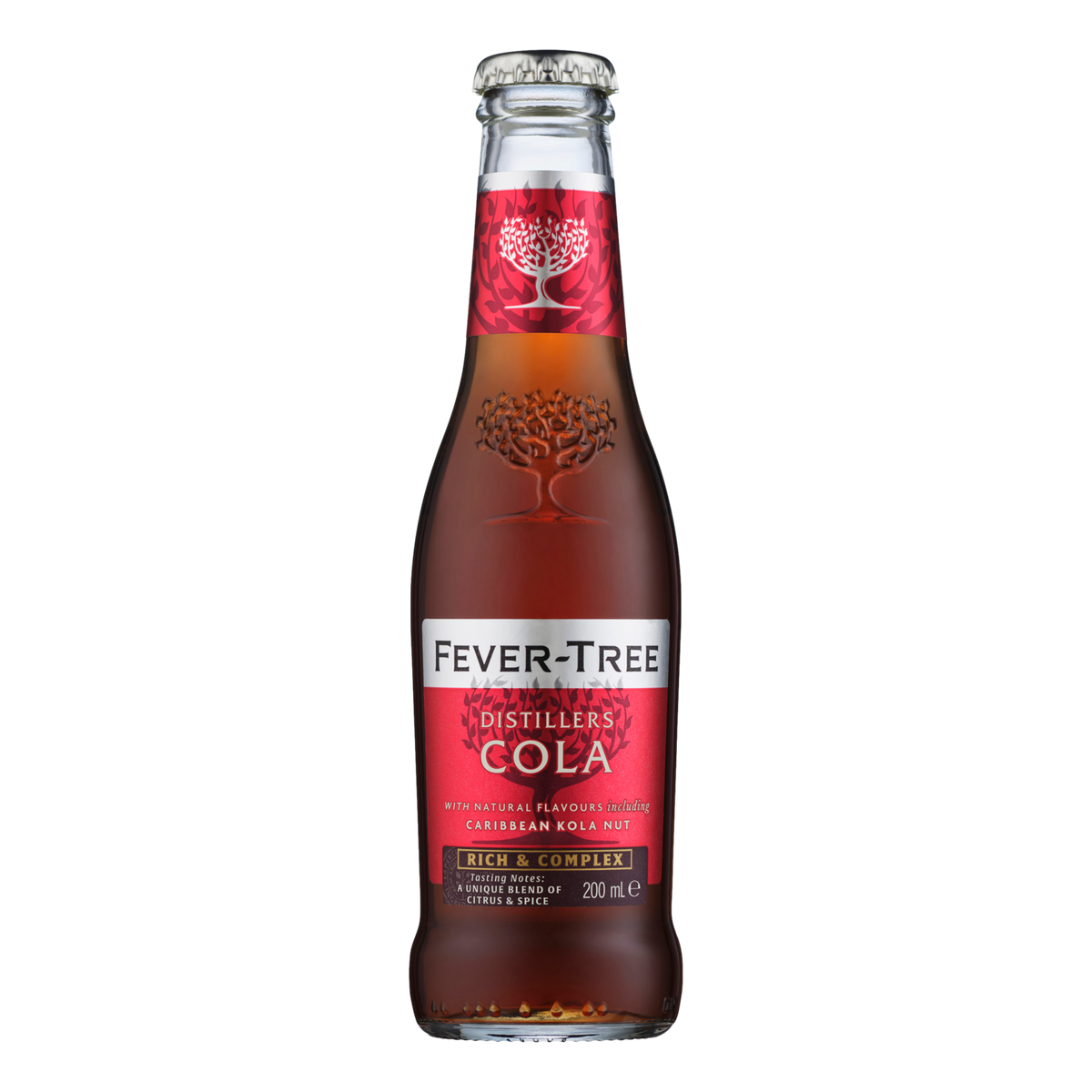 Fever Tree Distillers Cola 200ml Bottle 4 Pack
