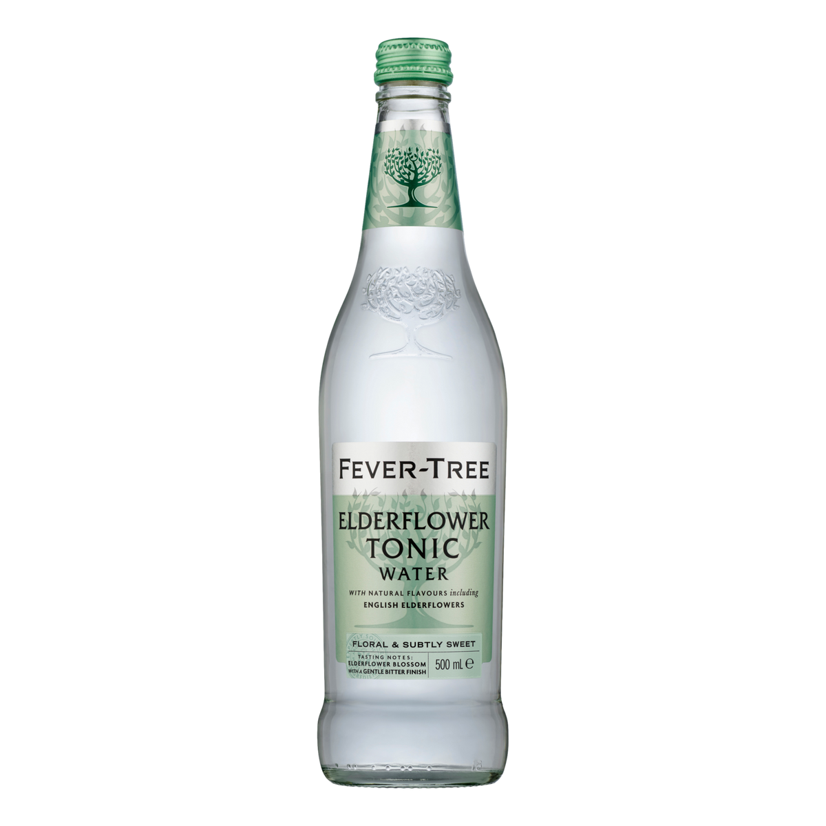 Fever Tree Elderflower Tonic Water 500ml Bottle Case of 8