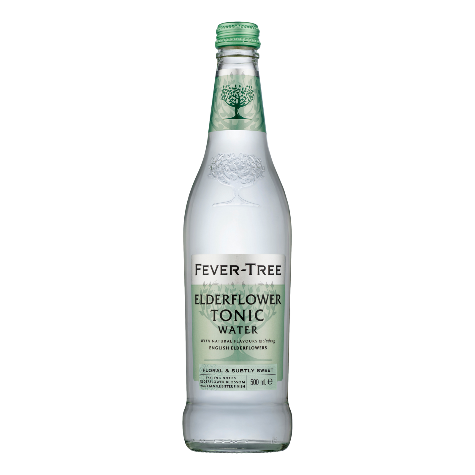 Fever Tree Elderflower Tonic Water 500ml Bottle Single