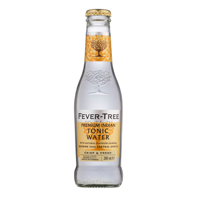 Fever Tree Premium Indian Tonic Water 200ml Bottle 4 Pack