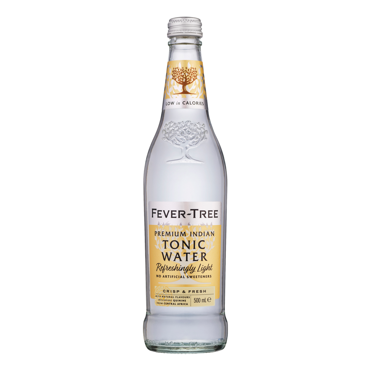 Fever Tree LIGHT Indian Tonic Water 500ml Bottle Case of 8