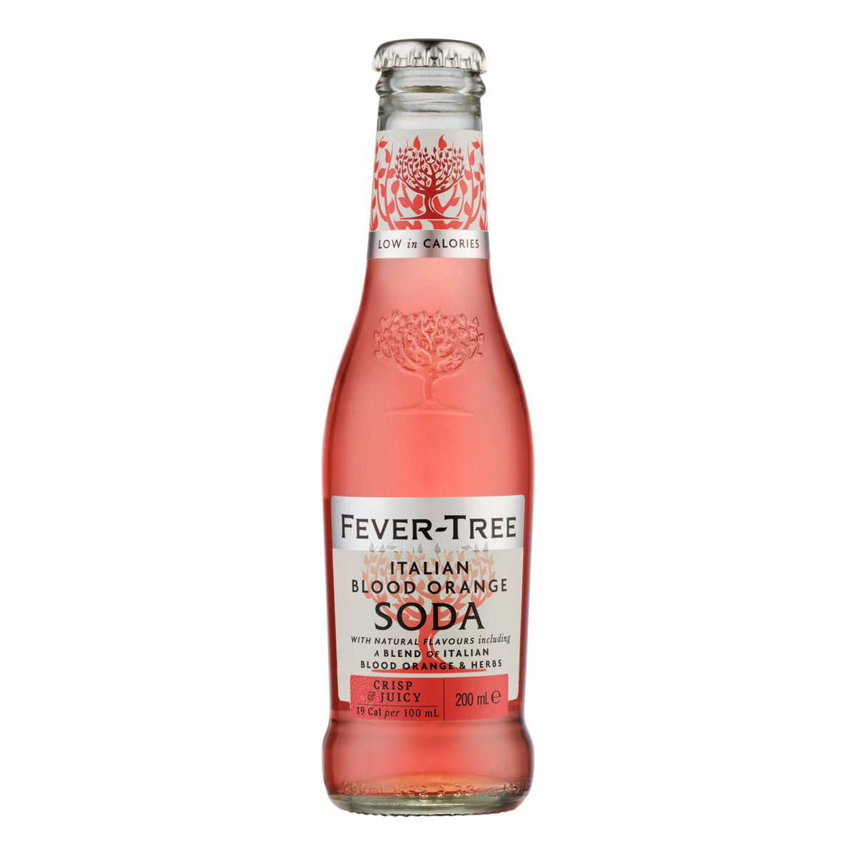 Fever Tree Italian Blood Orange Soda 200ml Bottle 4 Pack