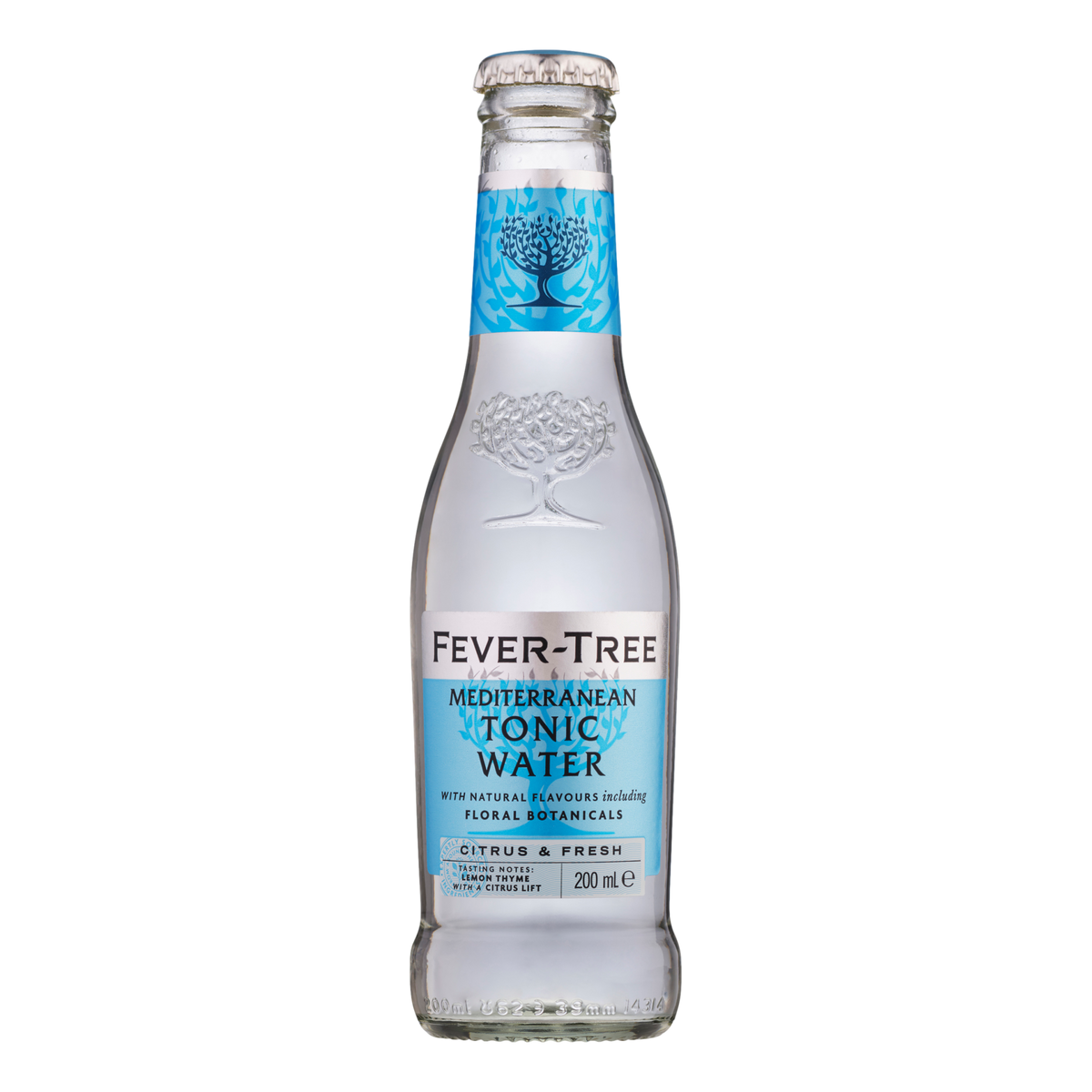 Fever Tree Mediterranean Tonic Water 200ml Bottle Case of 24