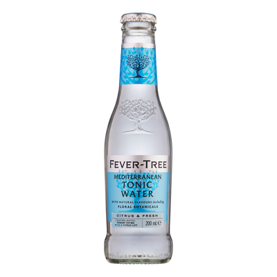 Fever Tree Mediterranean Tonic Water 200ml Bottle Case of 24