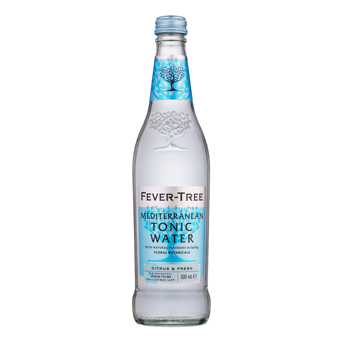 Fever Tree Mediterranean Tonic Water 500ml Bottle Case of 8