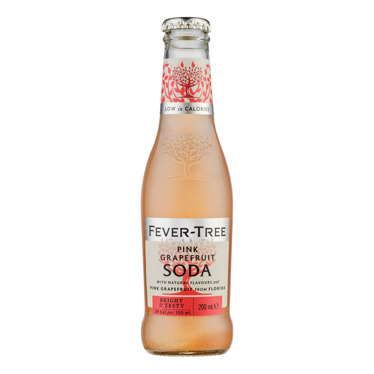 Fever Tree Pink Grapefruit Soda 200ml Bottle Single