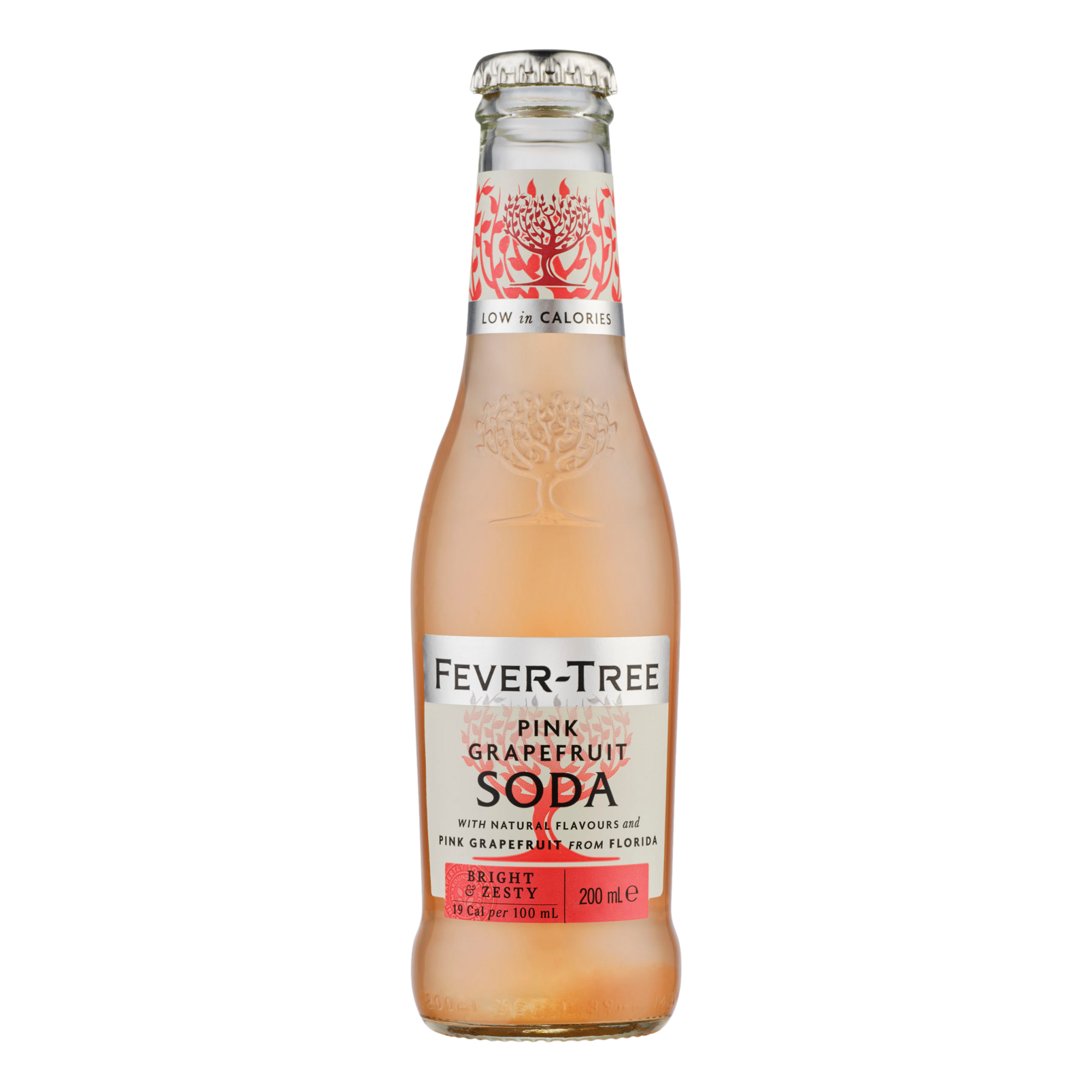 Fever Tree Pink Grapefruit Soda 200ml Bottle Single