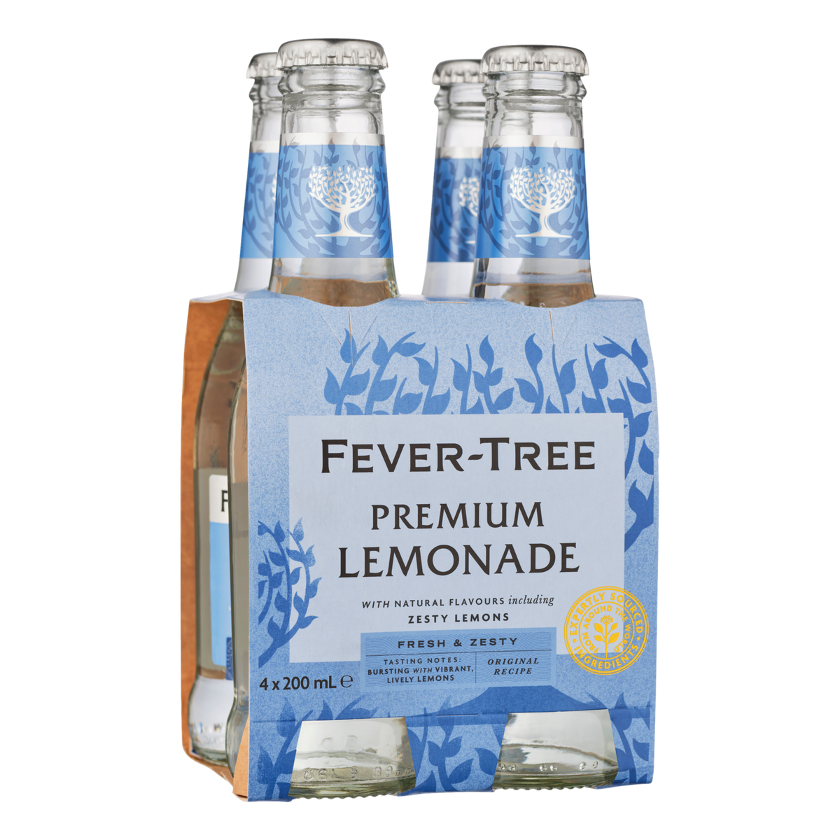 Fever Tree Premium Lemonade 200ml Bottle 4 Pack